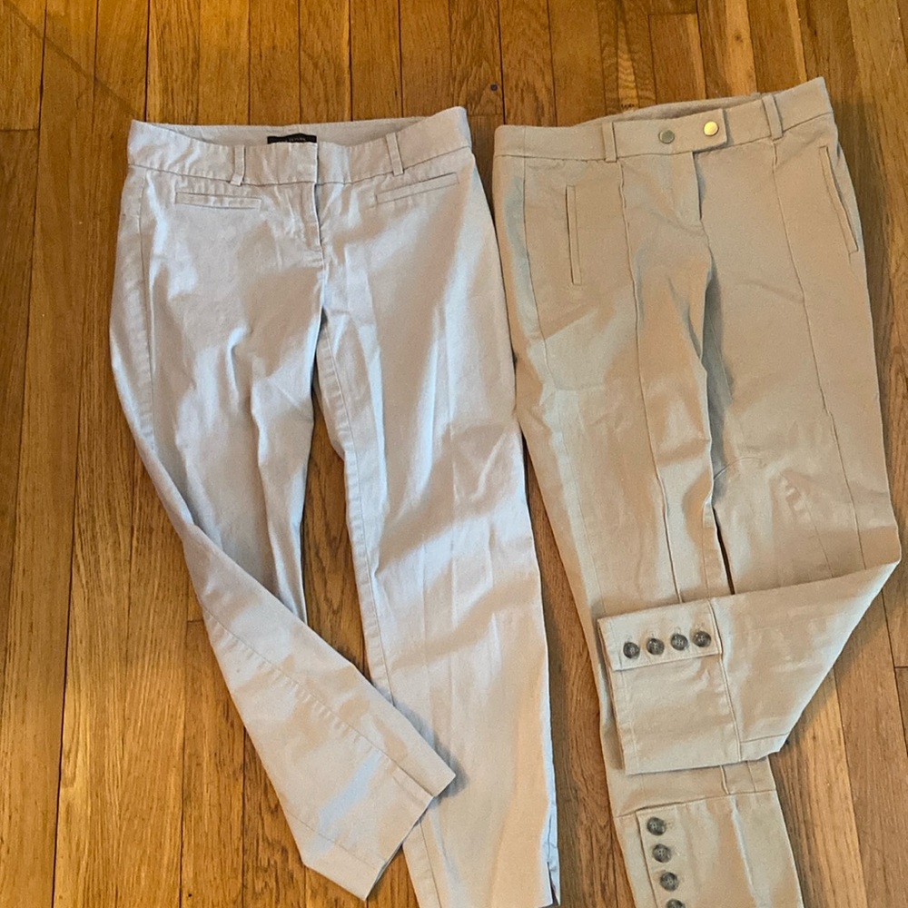 Two Pairs (Yes You Read That Right ..2 Pairs Ann Taylor Nice Stretch Fabric 2/4